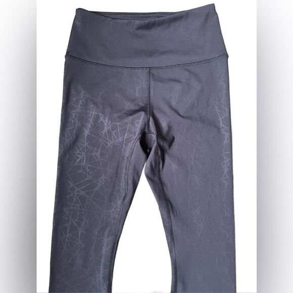 Spyder Active Black High Waisted Web Print Compression Leggings (Size: Small) - Picture 5 of 10